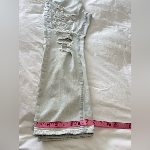 Pilcro | Women’s SZ 32 | Slim Boyfriend Straight Jeans Distressed Destroyed - Picture 10 of 10